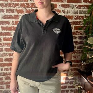 Harley-Davidson Black Men's Polo Shirt